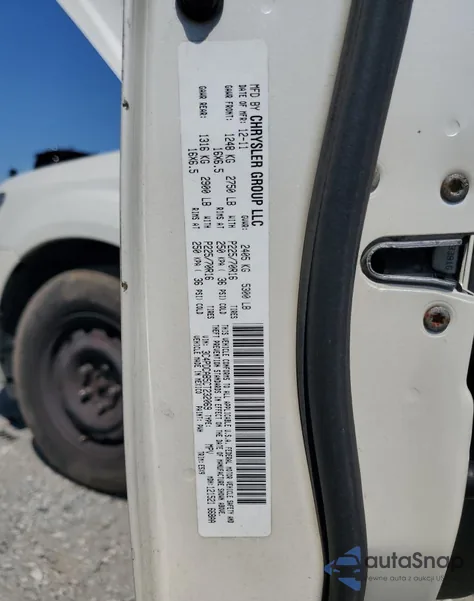 2012 Dodge Journey Se из США, поврежденный, VIN 3C4PDCAB5CT232069